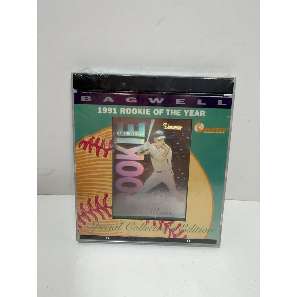 JEFF BAGWELL 1991 Rookie of the Year Special Collectors Edition Holoprism Sealed